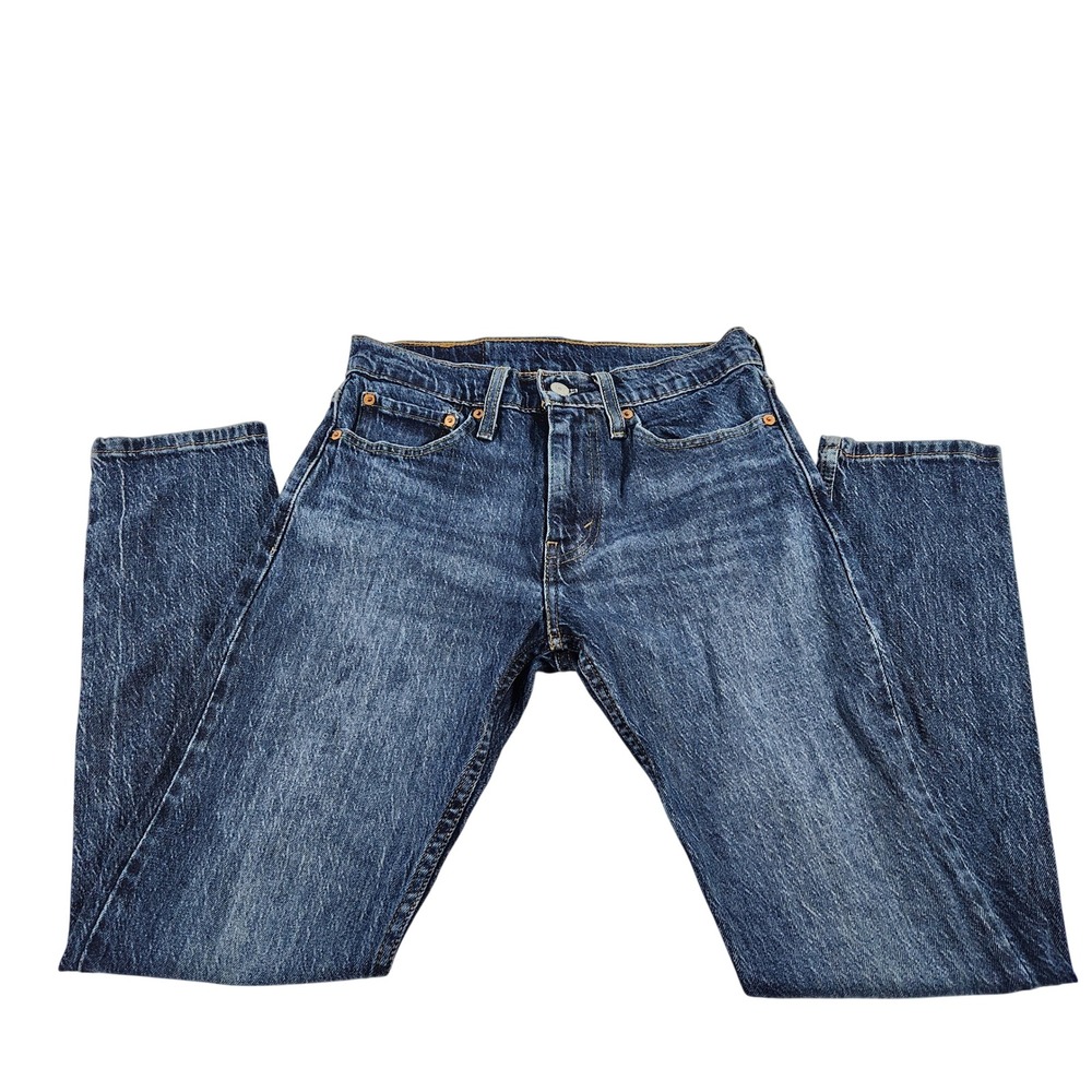 Levis 512 Slim Taper Jeans‎ Mens 29x30 Dark Wash Blue Stretch Denim